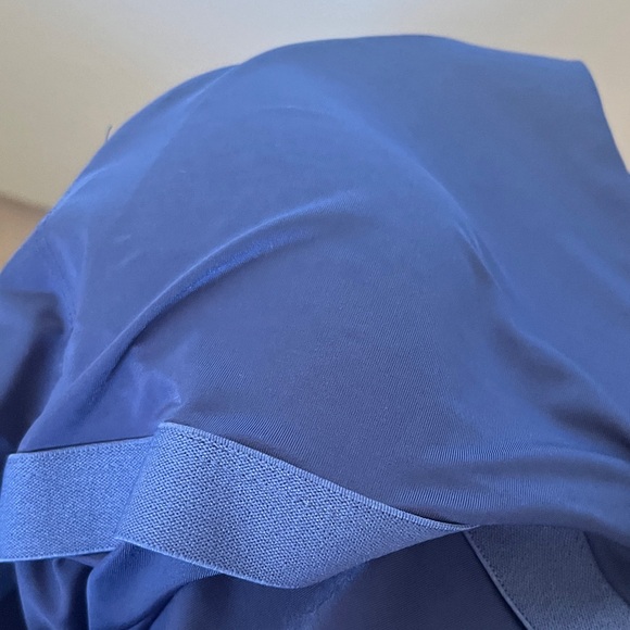 NWT Nordstrom navy maillot One Piece silky ribbed Swimsuit excellent soft feel - Picture 11 of 14